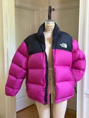 The North Face 1996 Retro Nuptse Jacket - Fuchsia Pink, XXL, 700 Fill Power